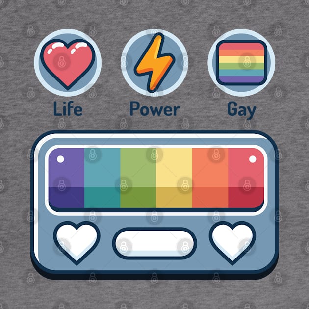 Life Power Gay Status Indicator Bar by Kiki Valley